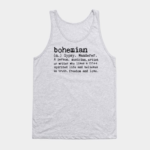 Bohemian. Tank Top by wolfandbird